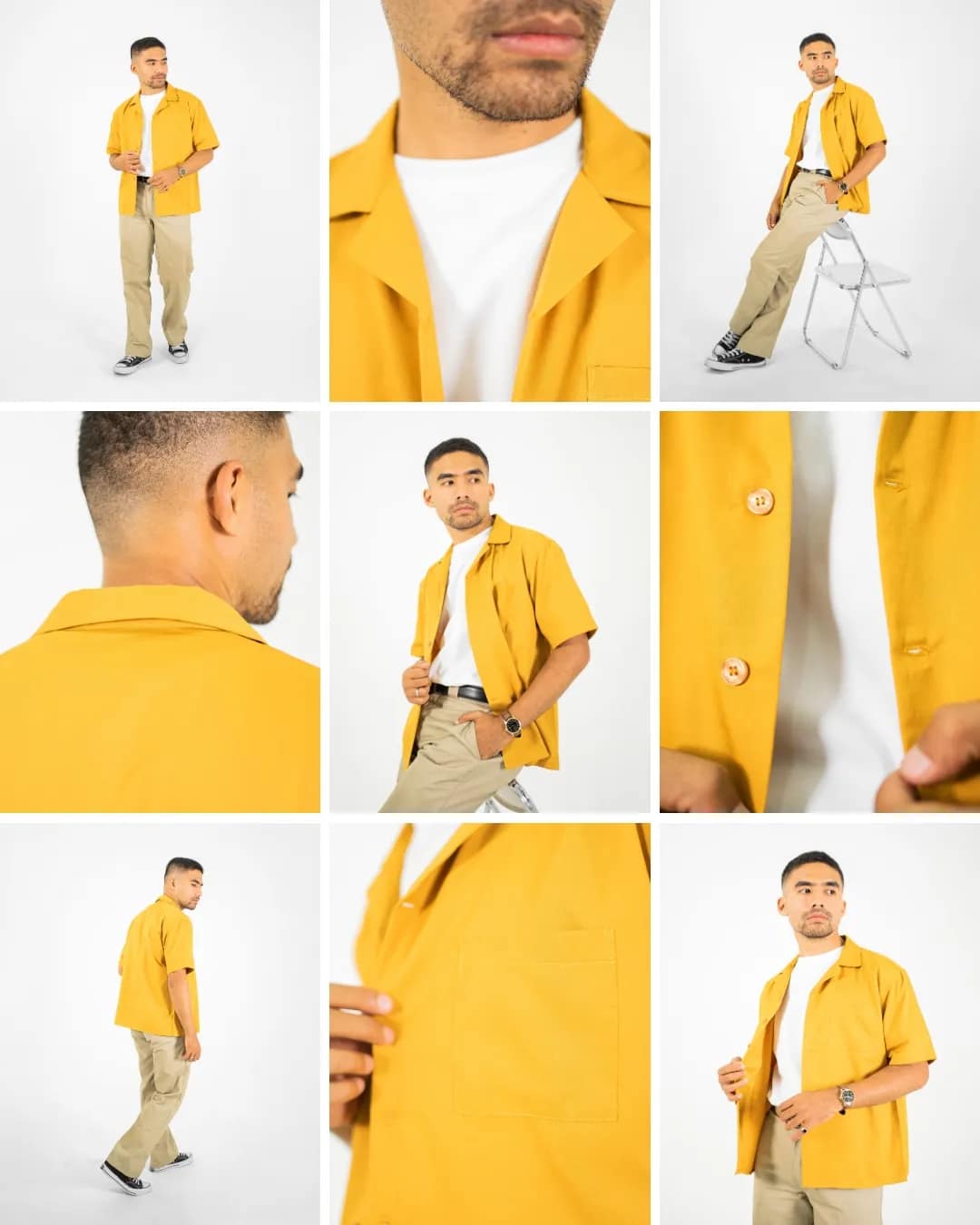 Aurelius - Toyobo Gold Short Sleeve Shirt - Image 14