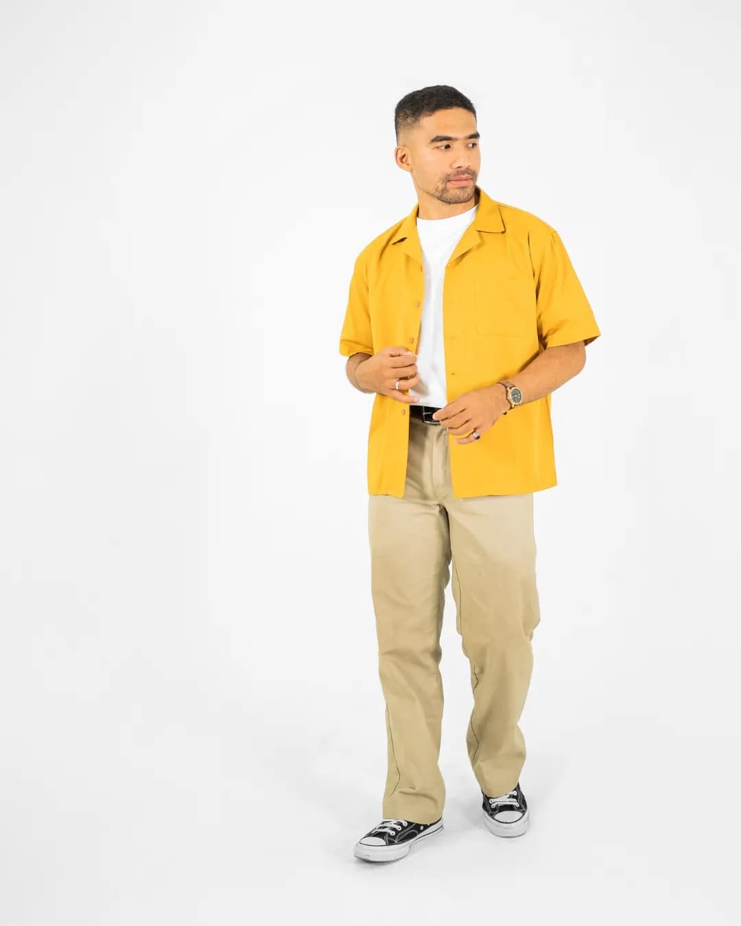 Aurelius - Toyobo Gold Short Sleeve Shirt - Image 3