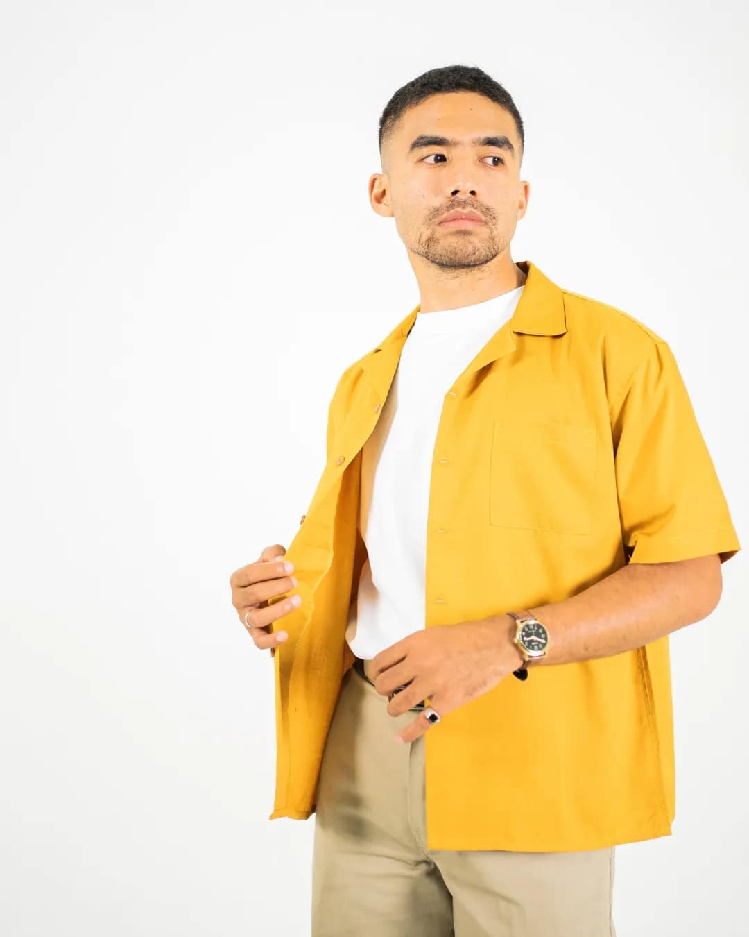 Aurelius - Toyobo Gold Short Sleeve Shirt - Image 9