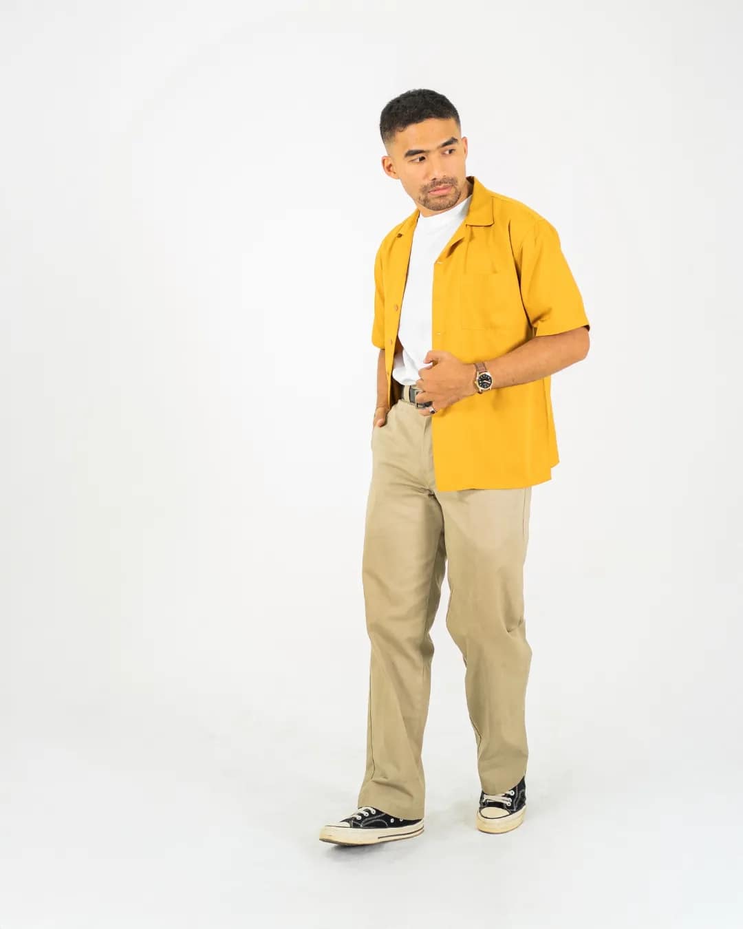 Aurelius - Toyobo Gold Short Sleeve Shirt - Image 2