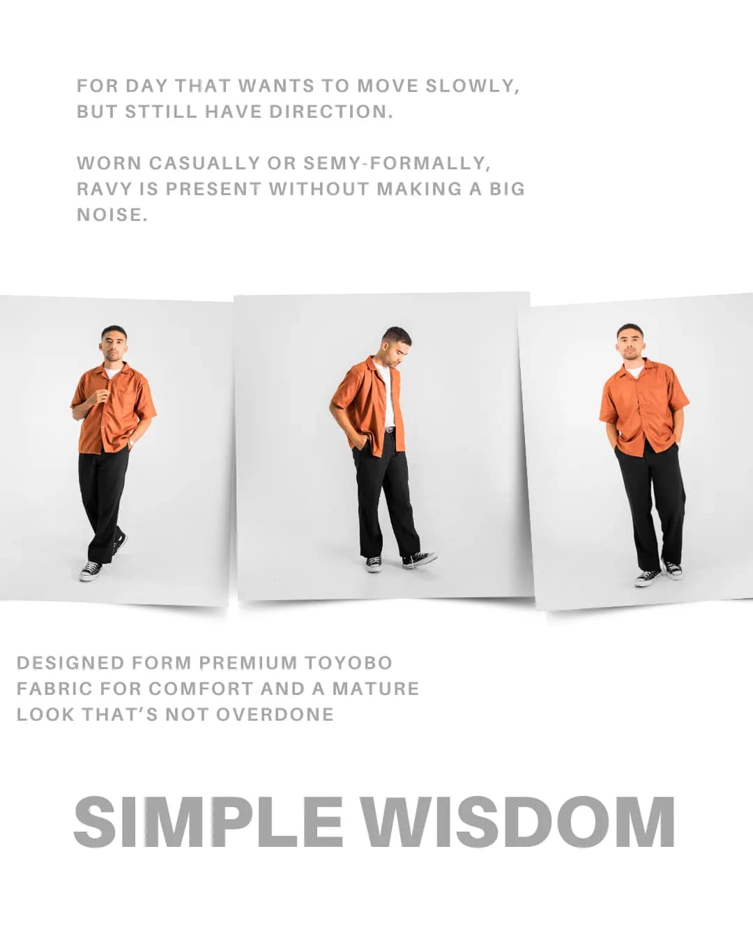 Ravi – Toyobo Terracotta Short Sleeve Shirt - Image 13